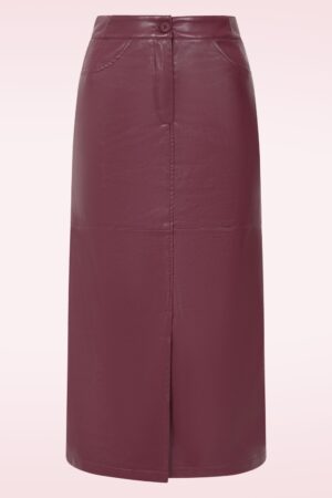 The Rebel Pour Midirock in Weinrot