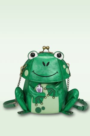 The Witches Pantry Clipper Frog Tasche in Grün
