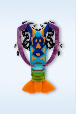 Tropical Rock Lobster Brosche