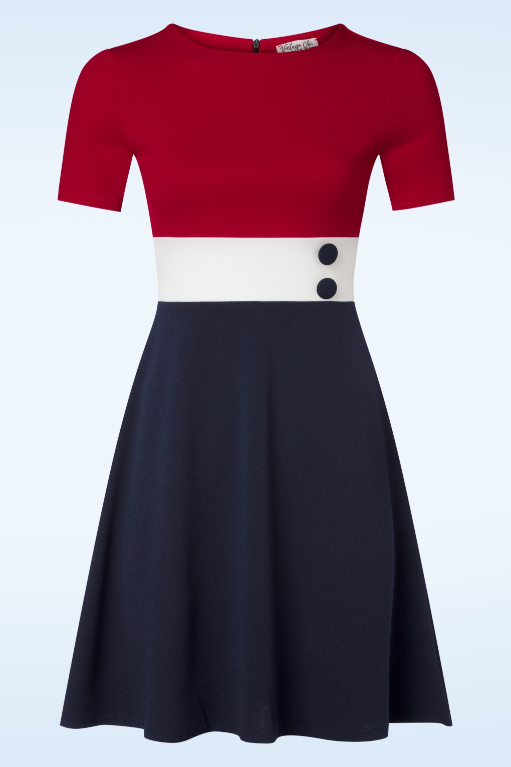 Amalia Stripes Swing Kleid in Multi