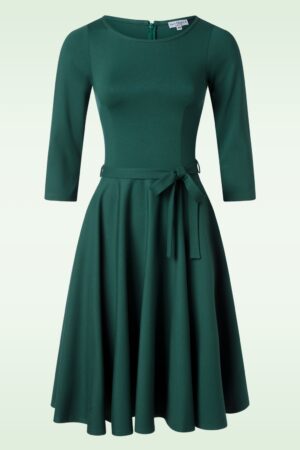 Ballerina Kleid in Waldgrün