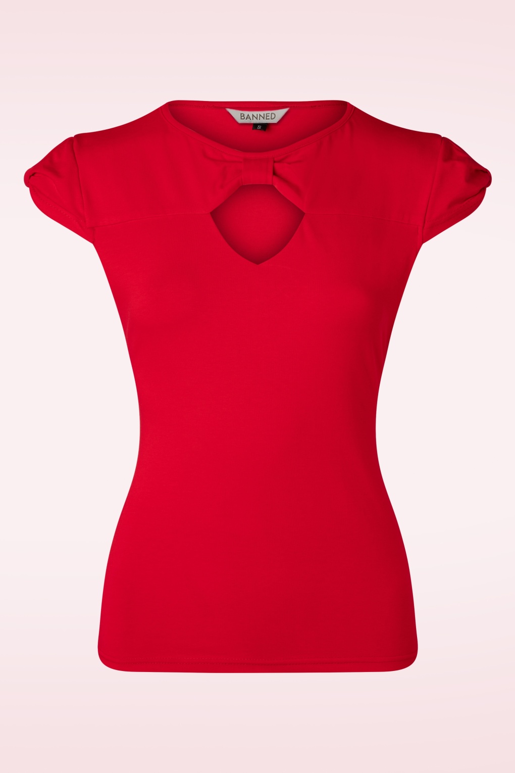 Be Free Jersey Top in Rot