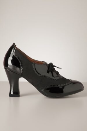 Bertie Waterfall Shoe Booties in Schwarz.