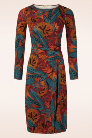 Jade Knotenkleid mehrfarbig