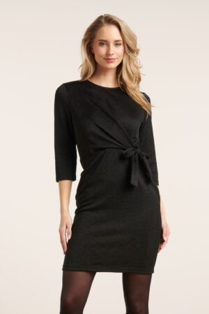 Linda Sparkling Kleid in Schwarz