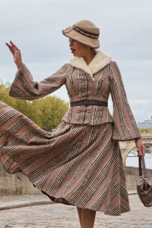 Ortensia Sadie Blazerjacke in Sand und Braun