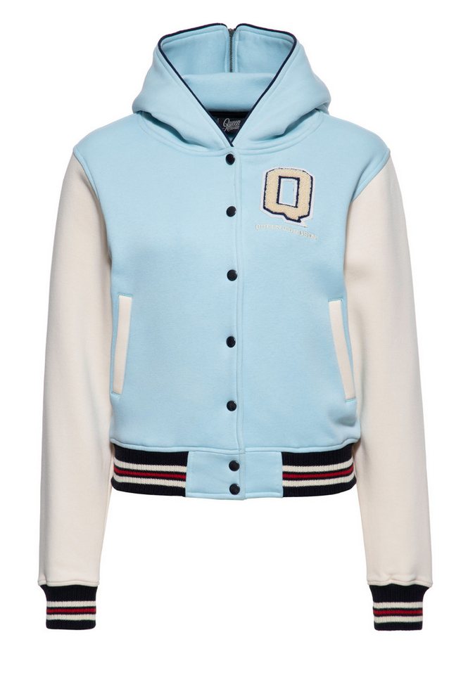 QueenKerosin Collegejacke Sweet & Speed (1-St) mit 2-in-1 Kapuze