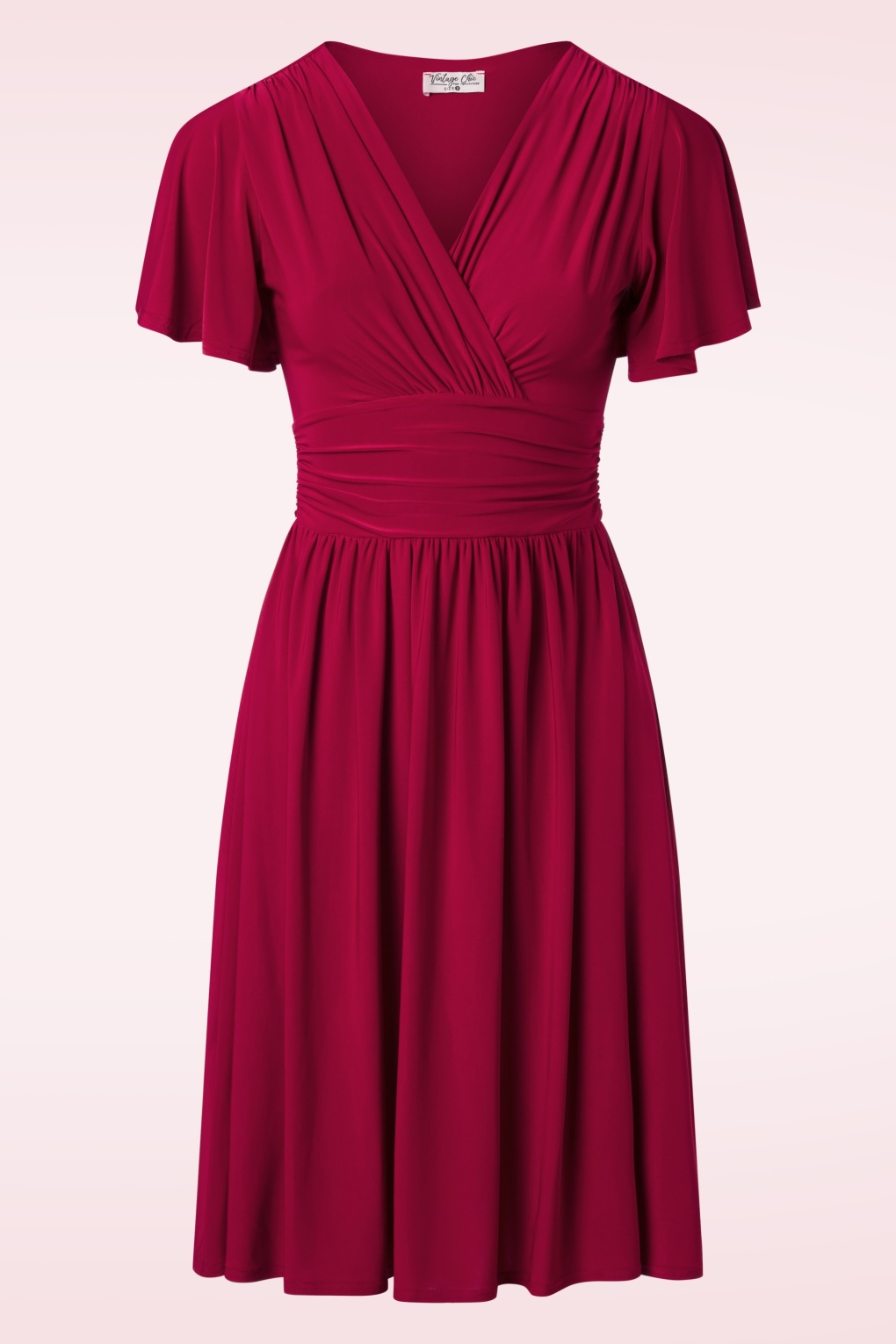 Sadie Slinky Swing Kleid in Rot.