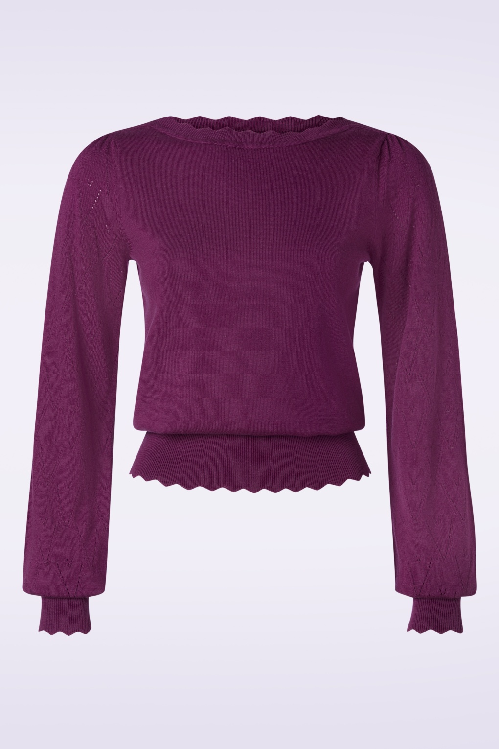Scarlet Pullover in Magenta