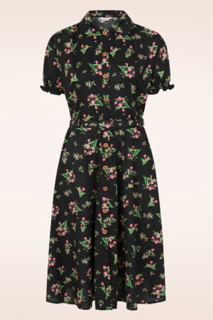 Star Jules Semi-Swing Kleid in Schwarz