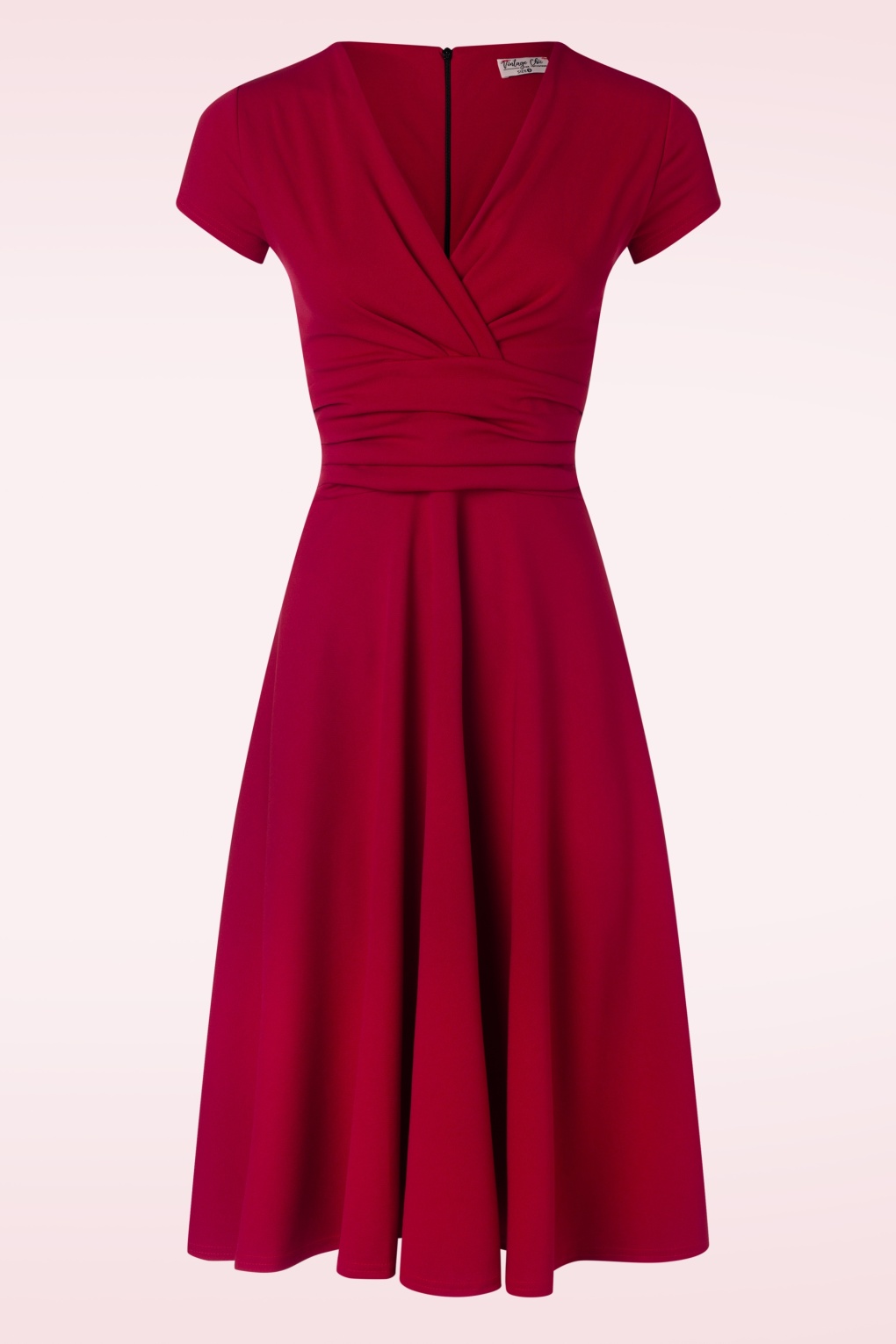 Topvintage exclusive ~ Esmeralda Swing Kleid in Lippenstiftrot.