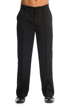 Banned Stoffhose Get In Line Schwarz Vintage Retro Rockabilly Spitzbundhose