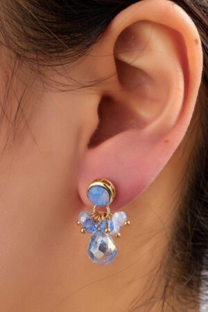 Bliss Beads Ohrstecker in Meerblau