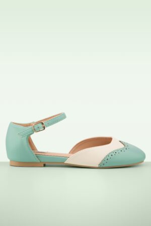 Dapper Dancemates Flats in Mint