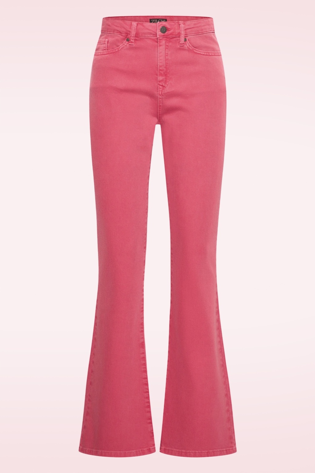 Dora Baumwoll-Schlagjeans in Lippenstiftrot