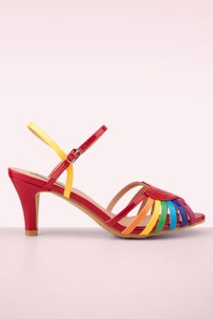 Fantasy April Sandalen in Rot