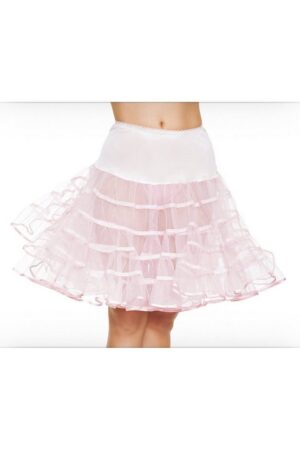 Leg Avenue Kostüm Petticoat mittellang pink Karneval Faschingskostüm, Typisches Accessoire für Kostüme im Look der 50er/60er Jahre