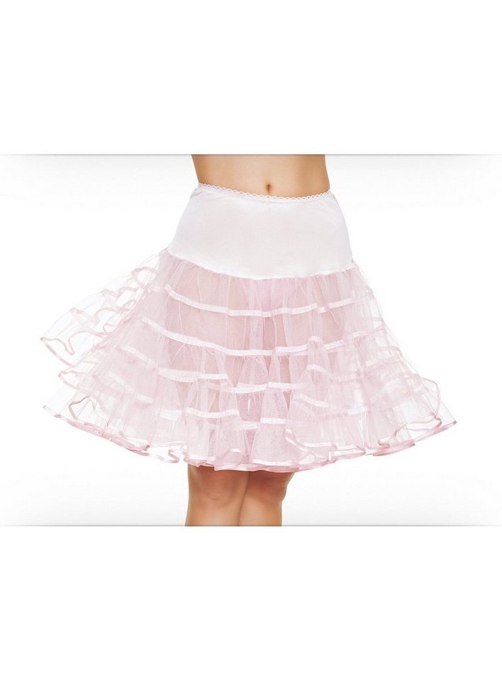Leg Avenue Kostüm Petticoat mittellang pink Karneval Faschingskostüm, Typisches Accessoire für Kostüme im Look der 50er/60er Jahre