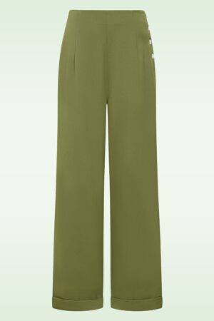 Ottavia Hose in Olivgrün