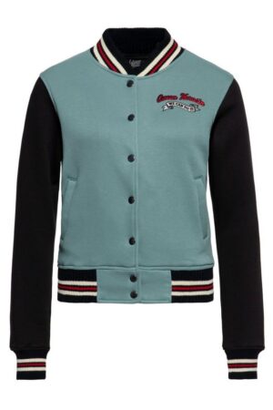 QueenKerosin Collegejacke We Can Do It (1-St) mit großer Rückenstickerei