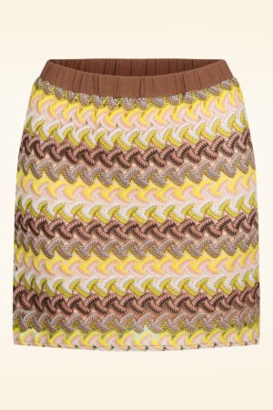 Anderson Zickzack Rock in Braun und Multi