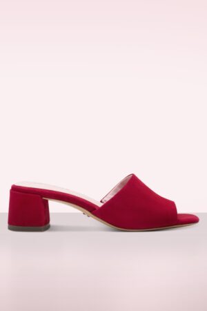 Bold Moves Wildleder-Mules in Rot