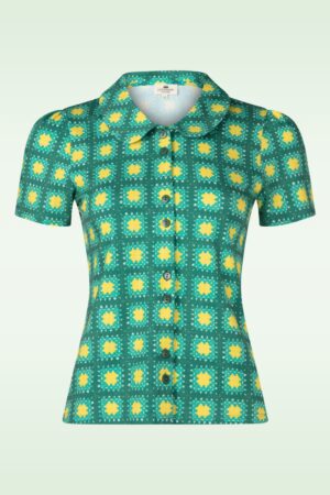 Chemise Leona Bluse in Crochet