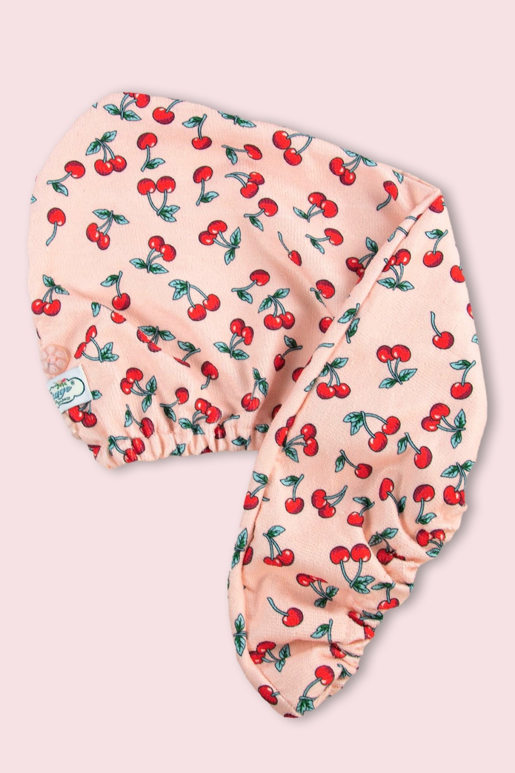 Cherry Print Haarturban in Pink