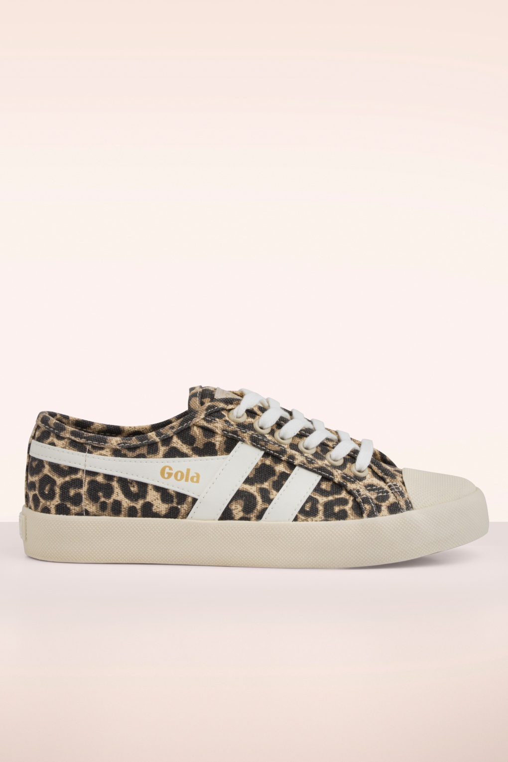 Coaster Canvas-Sneaker mit Leopardenmuster
