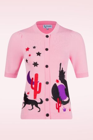 Coyote Gestricktes Top in Pink