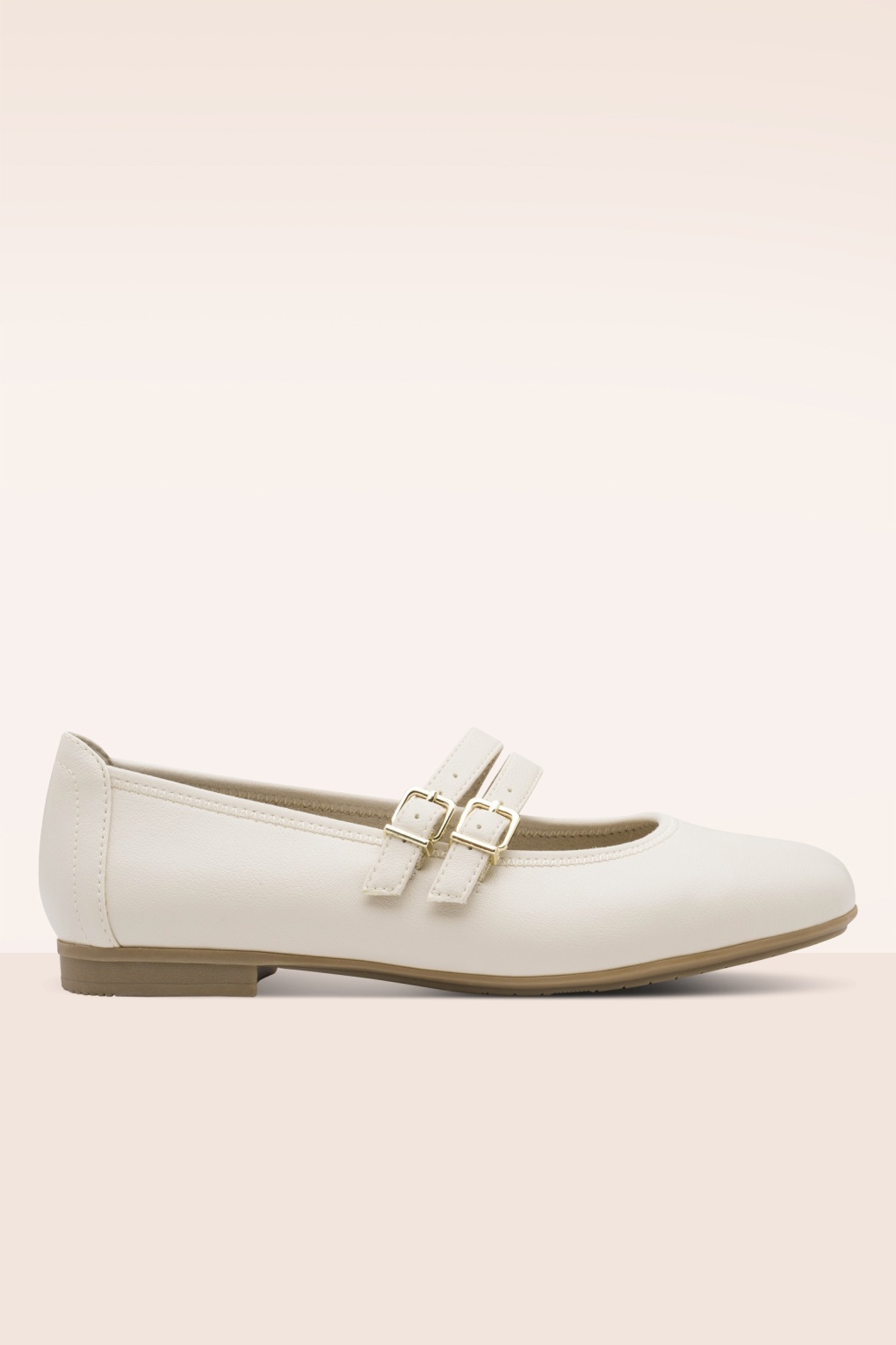 Diana Softline Vegan Ballerinas in Creme