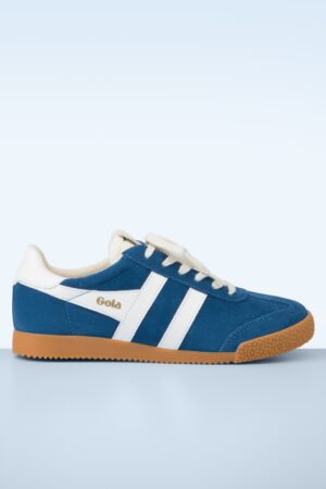 Elan Suede Sneaker in Marineblau.