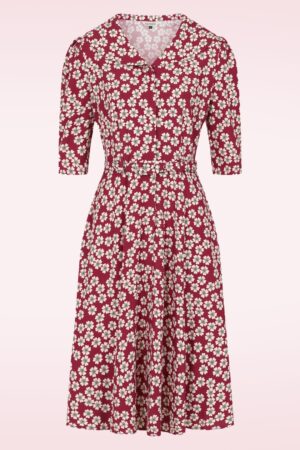 Elodie Blossom Kleid in Rot