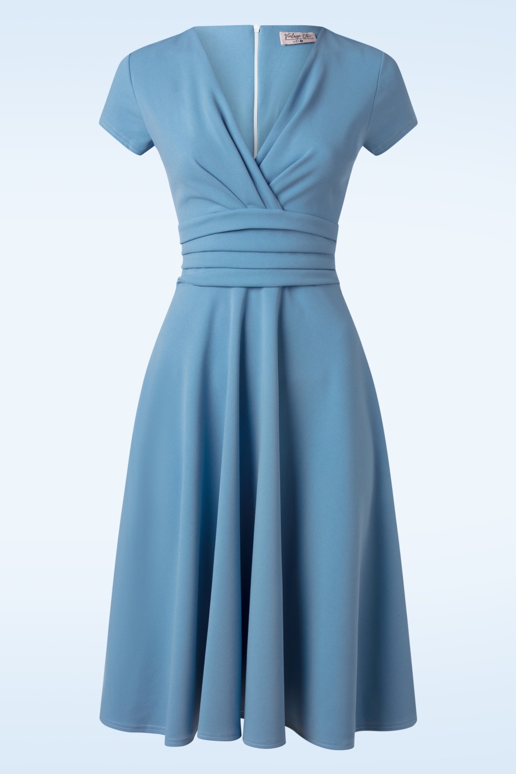 Esmeralda Swing Kleid in Hellblau
