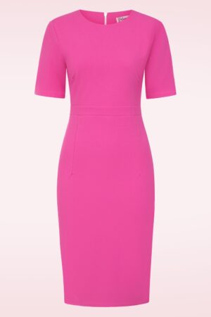 Exklusiv bei Topvintage ~ Fiona Bleistiftkleid in Pink