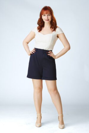 Exklusiv bei Topvintage ~ Kiana Shorts in Marineblau