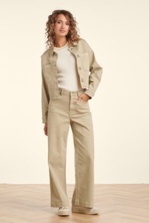 Fernanda Jeans in dunklem Sand