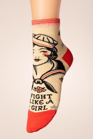 Fight Like A Girl Socken