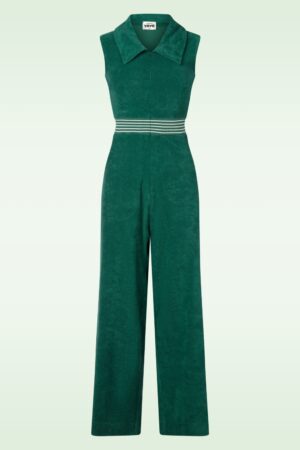 Funky Loop Jumpsuit in Regenwaldgrün