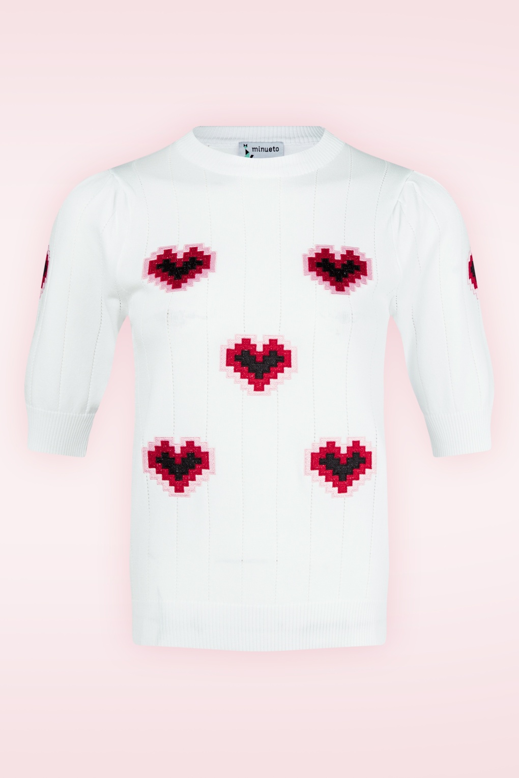 Game Heart Shirt in Weiß