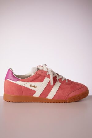 Gola Elan Wildleder Sneaker in Koralle