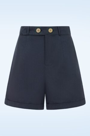 June Beach Day Shorts in Marineblau