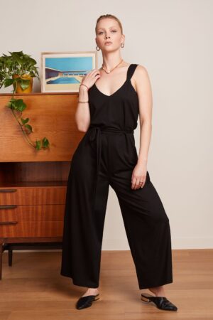 Lenny Jumpsuit in Schwarz