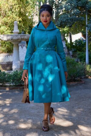 Lorin Tiffany Wasserabweisender Mantel in Türkis