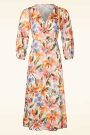 Maxima Wickelkleid in Aquarel Flowers