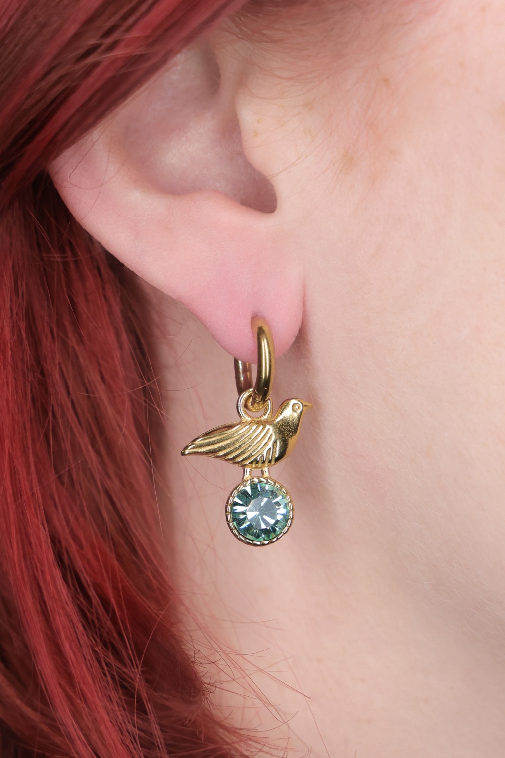 Merle Ohrringe in Meeresblau