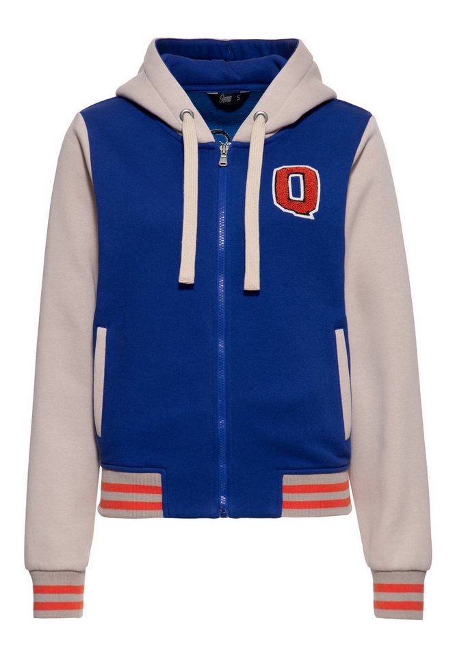 QueenKerosin Collegejacke Kitten Sport Club (1-St) mit Kapuze