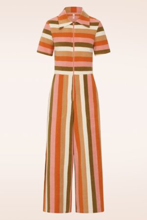Renée Love Twist Jumpsuit in Sunny Spirit Stripe