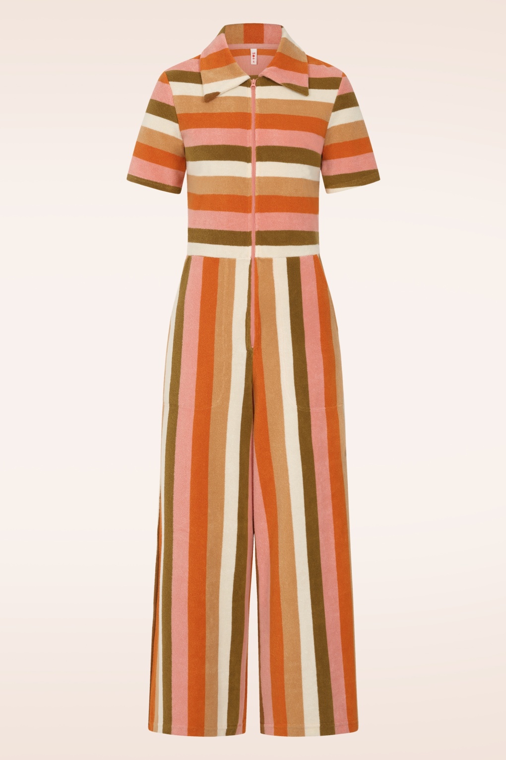 Renée Love Twist Jumpsuit in Sunny Spirit Stripe
