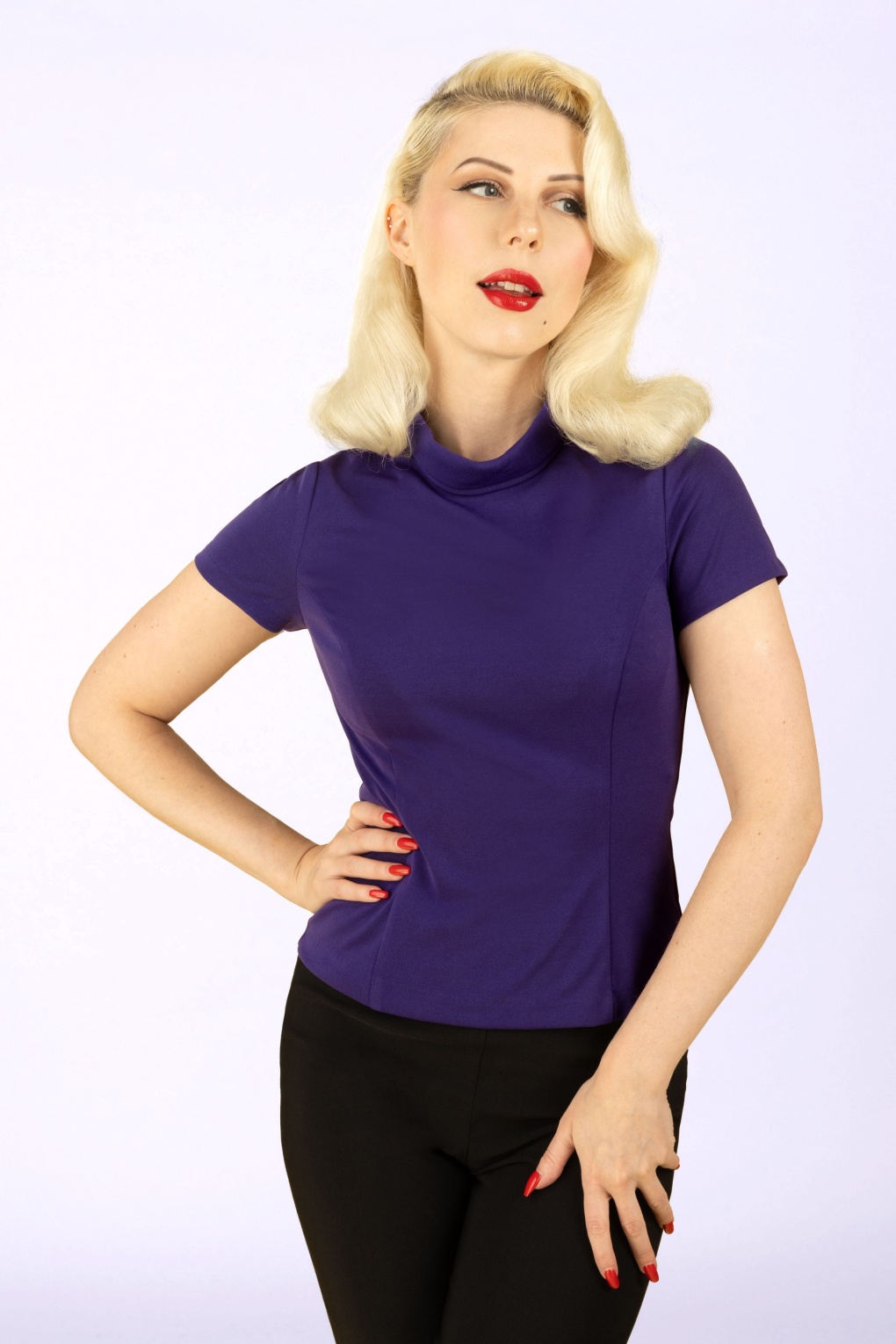 Sandra Top in Lila